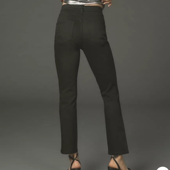 NWT Anthropologie Pilco Knightsbridge Slim Tuck Jeans size 26 in black - Picture 3 of 5